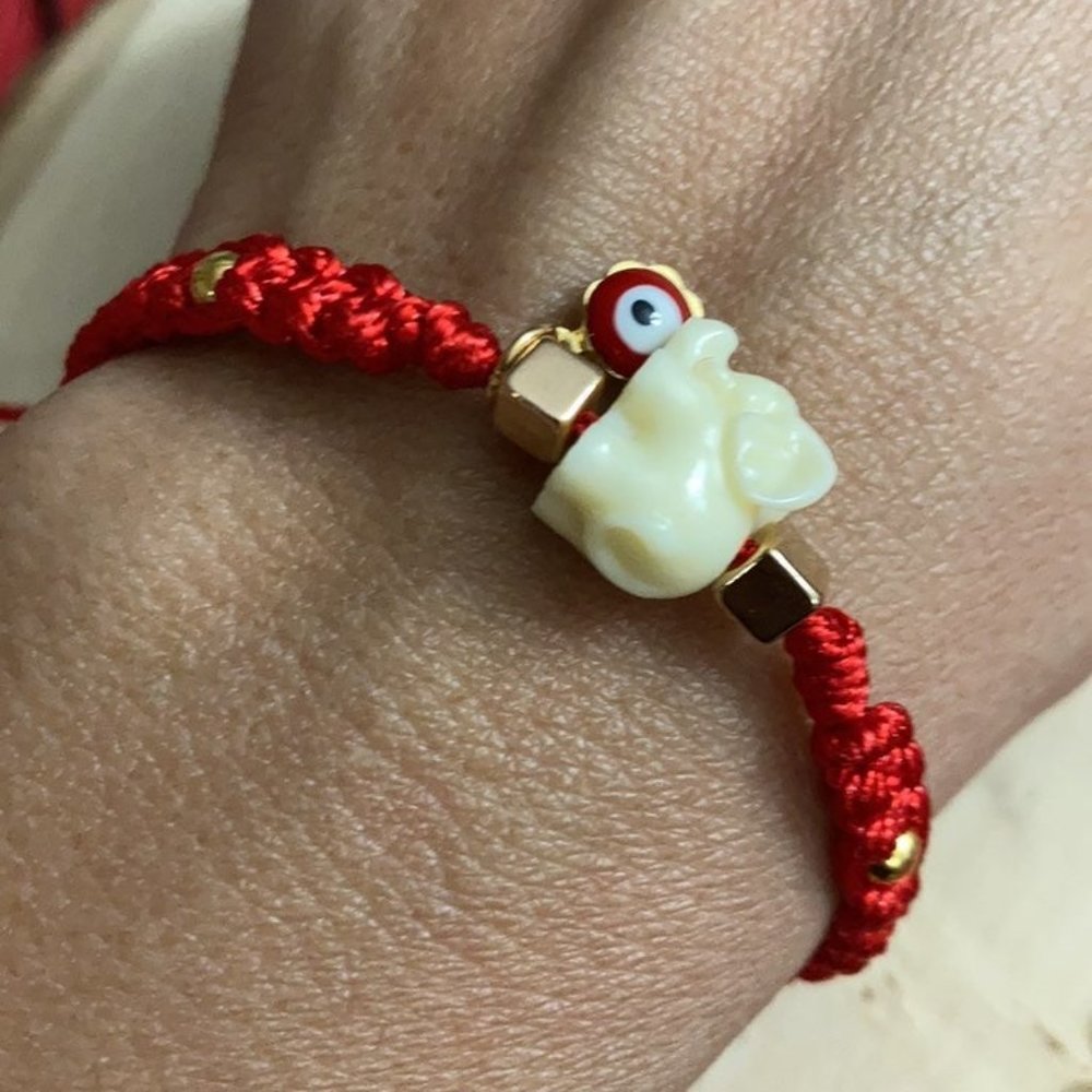 Protection Evil Eye Lucky elephant bracelet - Picture 3 of 12